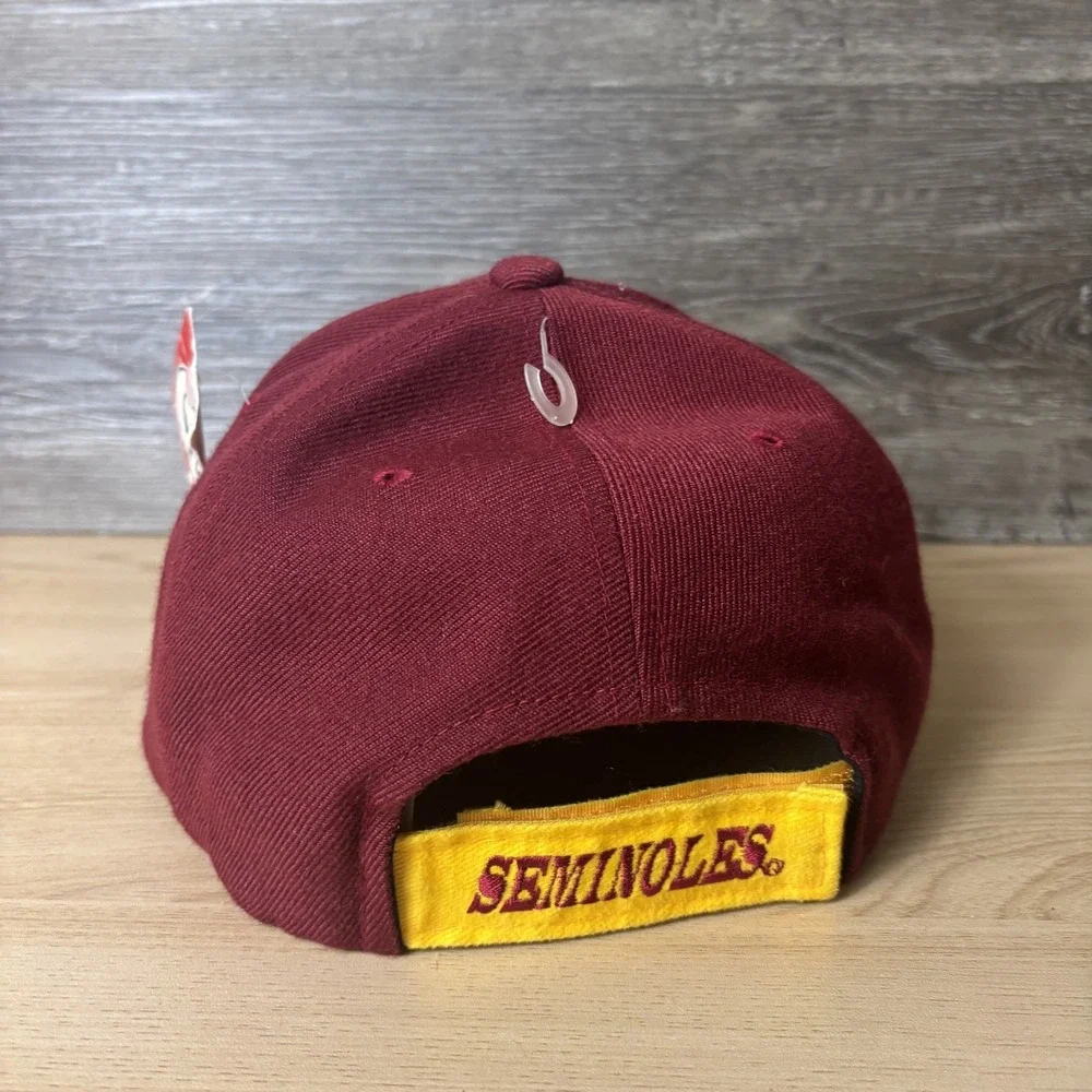 Vintage Florida State Seminoles Hat Cap Strap Back NCAA Baseball Mens 90s